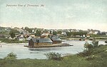 Panorama View of Thomaston, ME